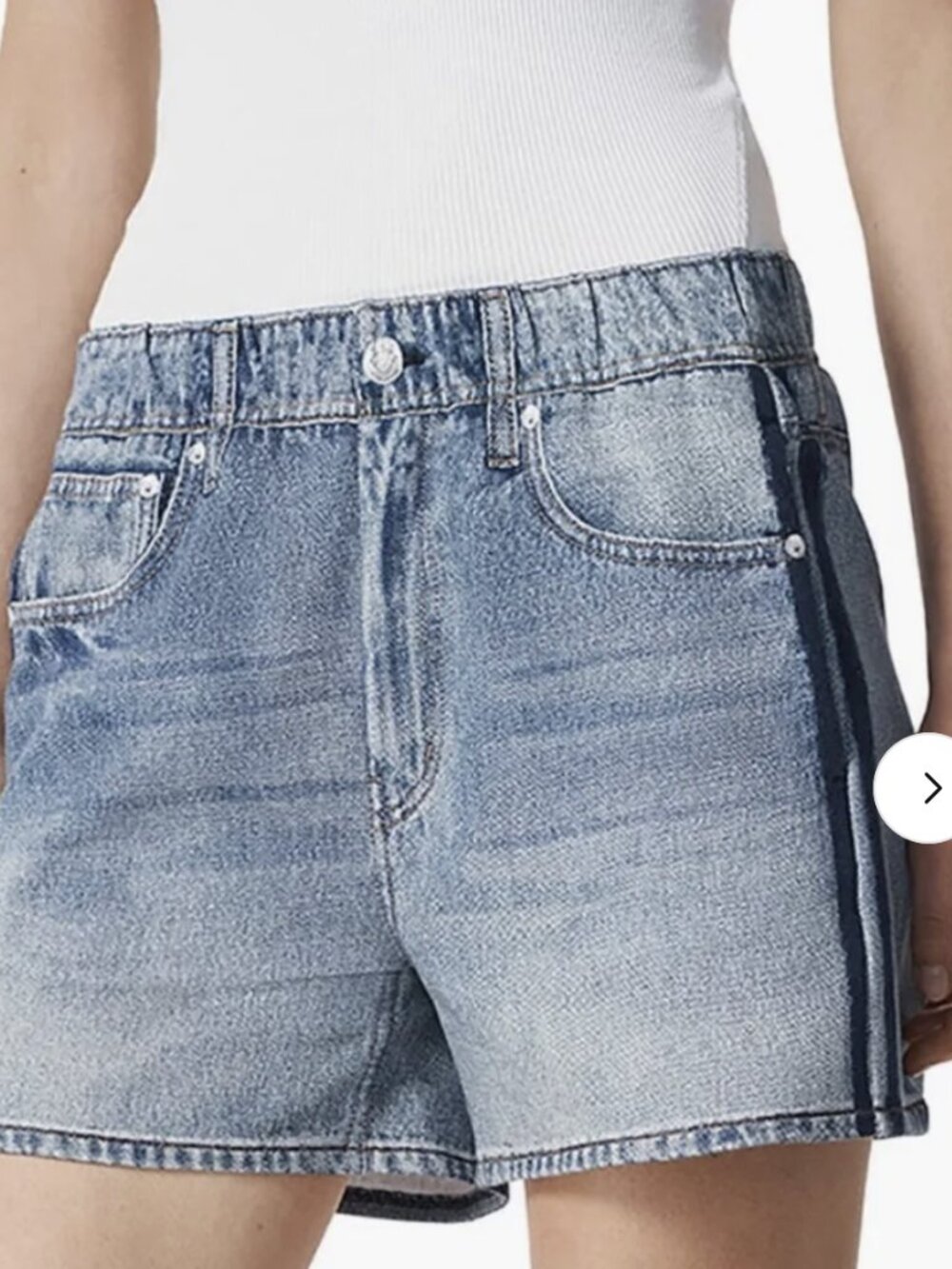 NWT Rag & Bone Miramar Denim Print French Terry size S